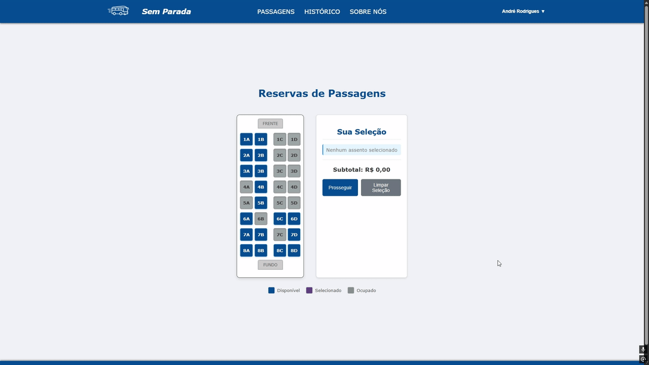 Seleção de Assentos